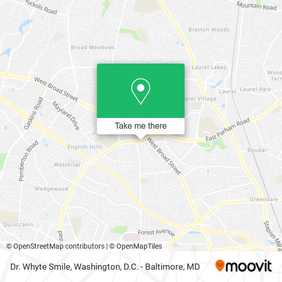 Dr. Whyte Smile map