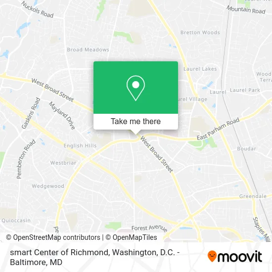 smart Center of Richmond map