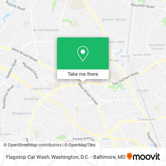 Mapa de Flagstop Car Wash