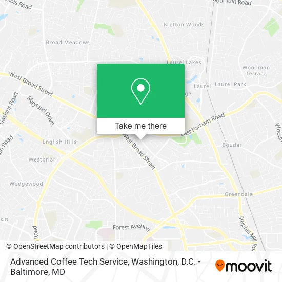 Advanced Coffee Tech Service map