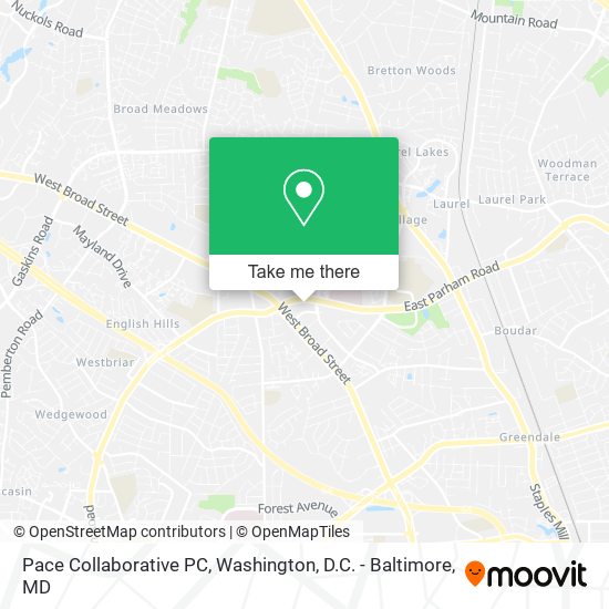 Pace Collaborative PC map