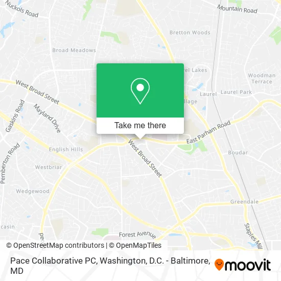 Pace Collaborative PC map