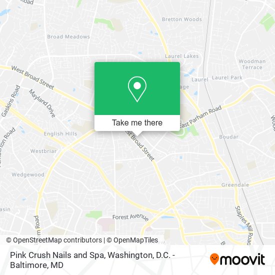 Mapa de Pink Crush Nails and Spa