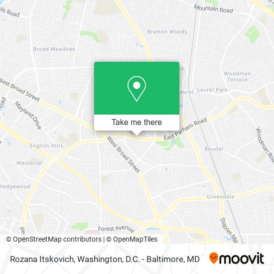 Mapa de Rozana Itskovich