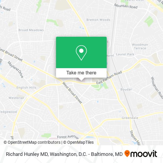 Mapa de Richard Hunley MD