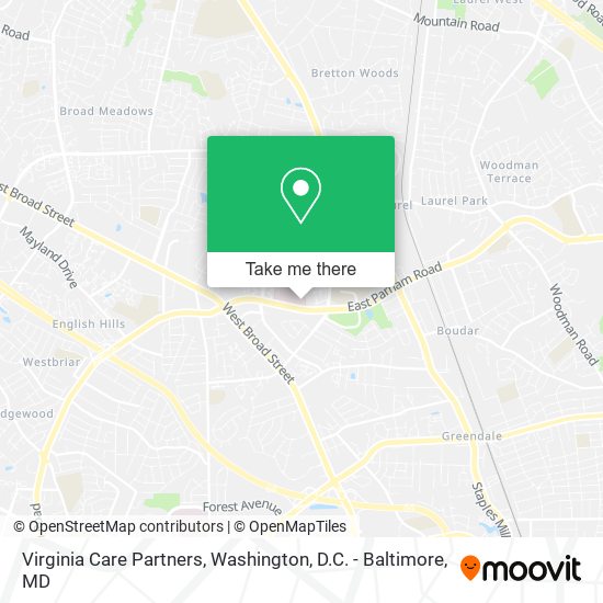 Virginia Care Partners map