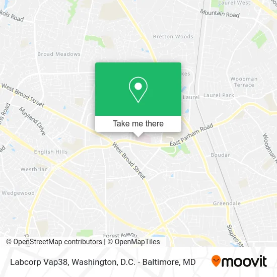 Labcorp Vap38 map