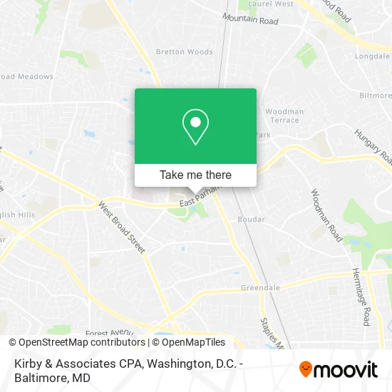 Kirby & Associates CPA map