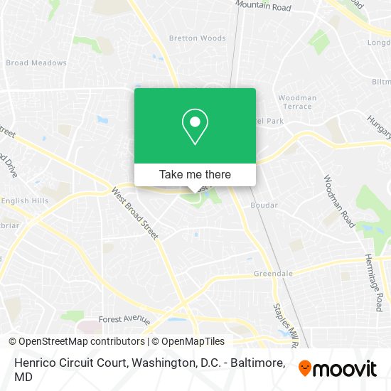 Henrico Circuit Court map