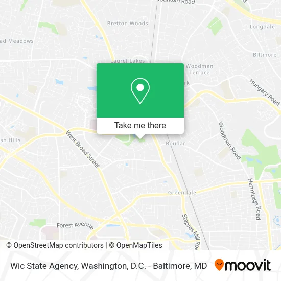 Wic State Agency map