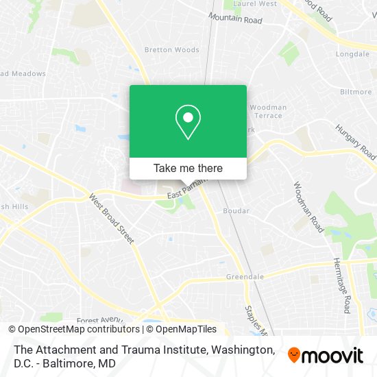Mapa de The Attachment and Trauma Institute