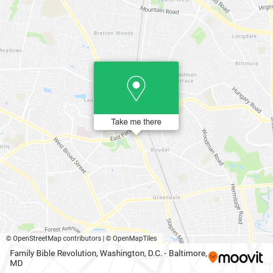 Mapa de Family Bible Revolution