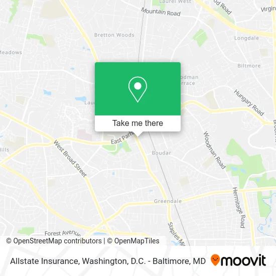 Allstate Insurance map