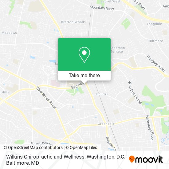 Wilkins Chiropractic and Wellness map