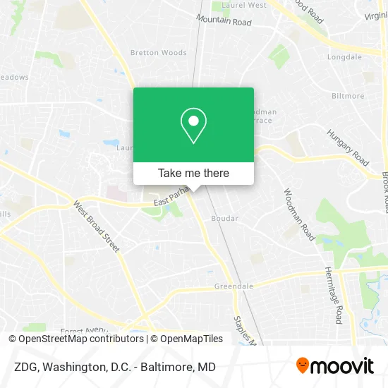 ZDG map
