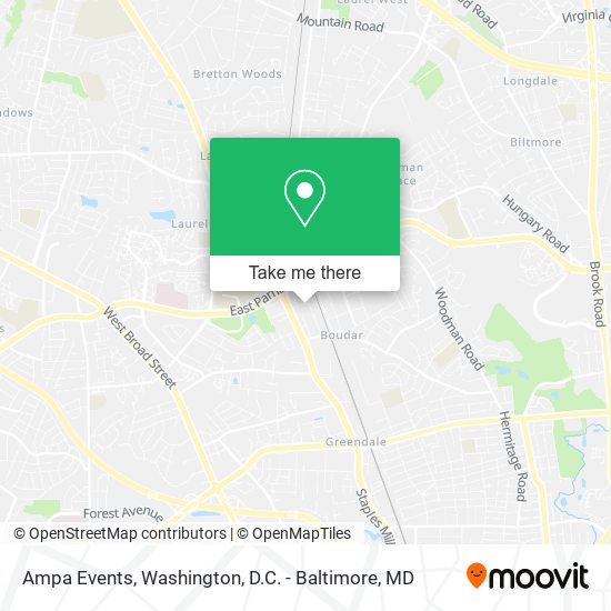 Mapa de Ampa Events