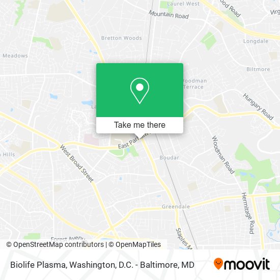 Biolife Plasma map