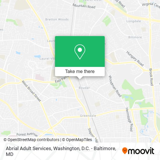 Mapa de Abrial Adult Services