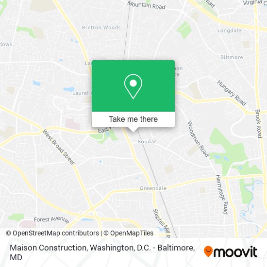 Mapa de Maison Construction