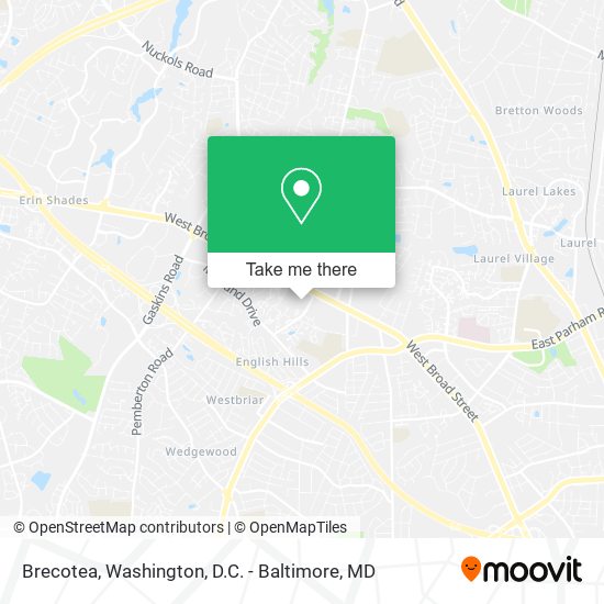 Brecotea map