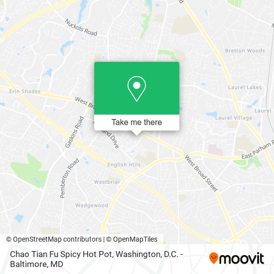 Chao Tian Fu Spicy Hot Pot map