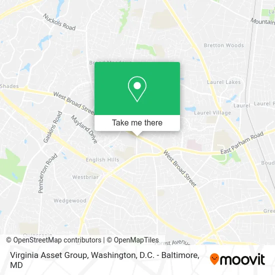 Virginia Asset Group map