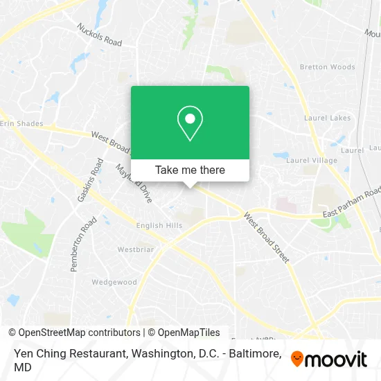 Yen Ching Restaurant map