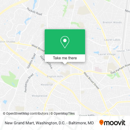 New Grand Mart map