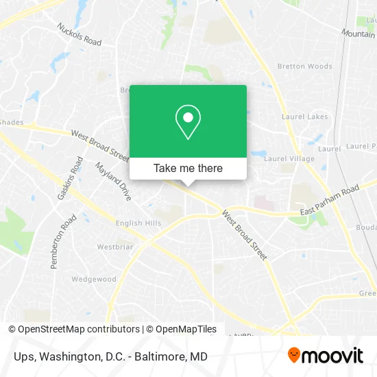 Ups map