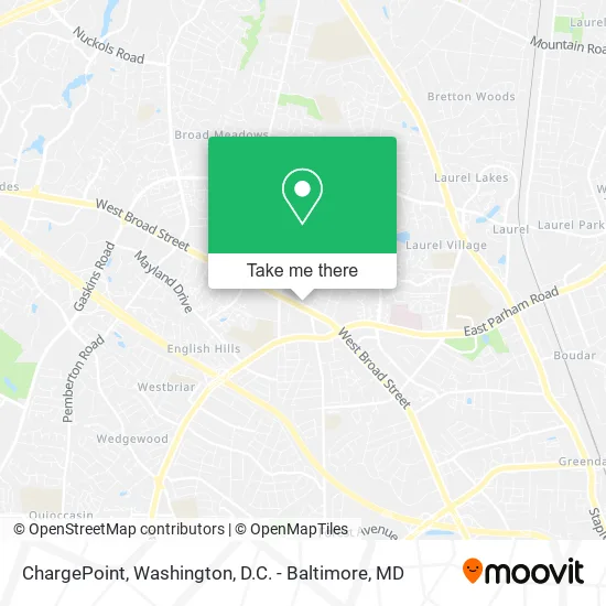 ChargePoint map