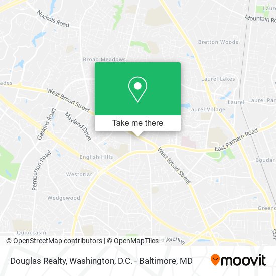 Douglas Realty map