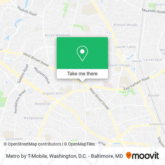 Metro by T-Mobile map