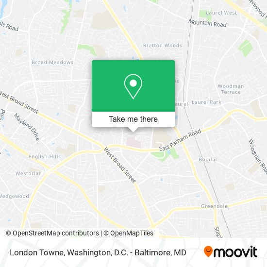 London Towne map
