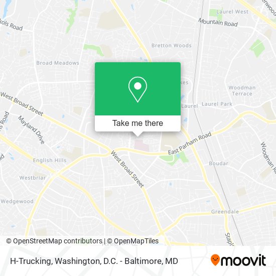 H-Trucking map