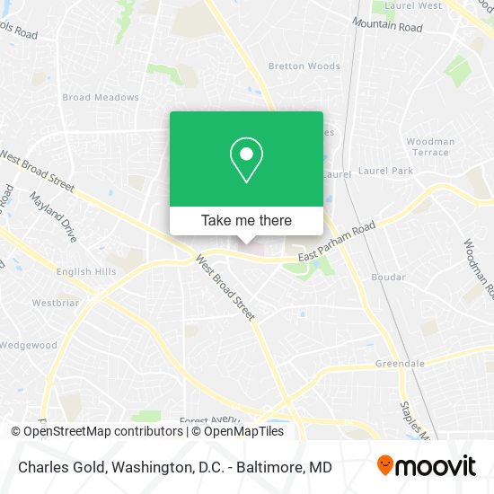 Charles Gold map