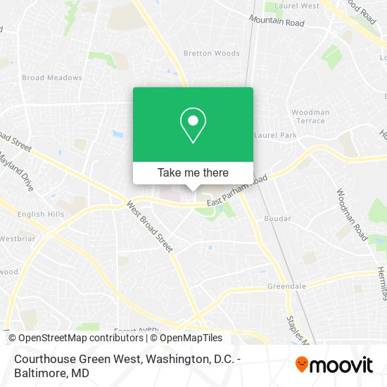 Courthouse Green West map