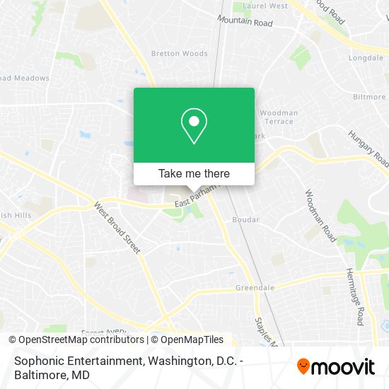 Sophonic Entertainment map