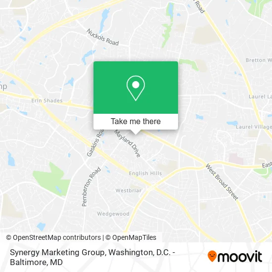 Synergy Marketing Group map