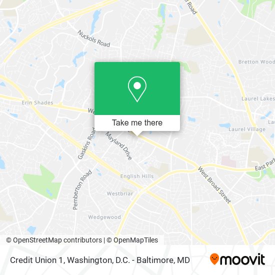 Credit Union 1 map