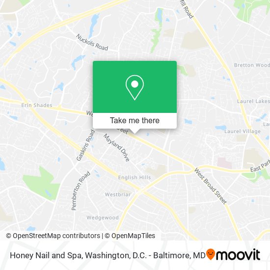 Mapa de Honey Nail and Spa