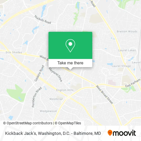 Kickback Jack's map