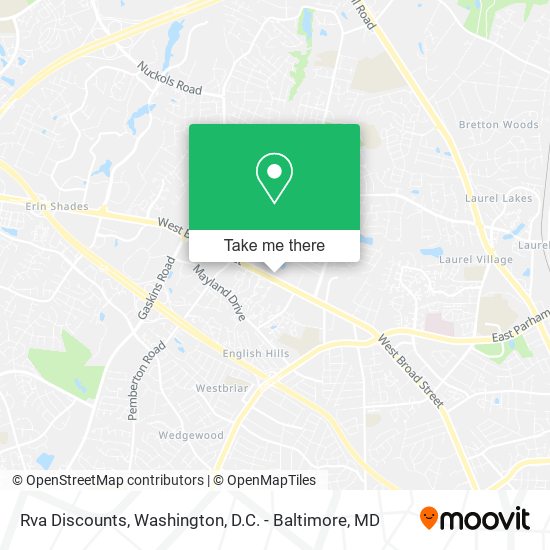 Rva Discounts map