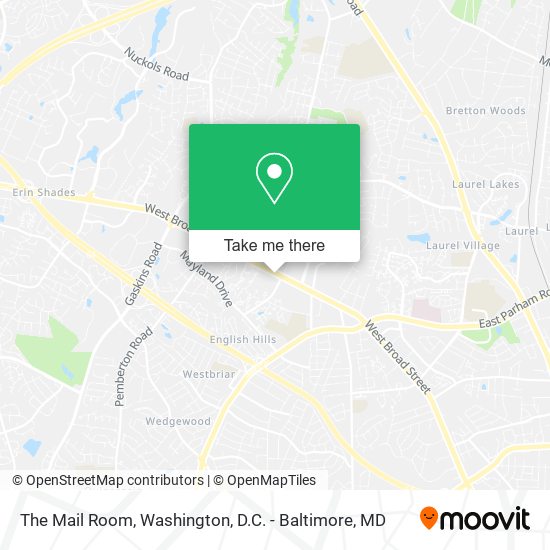 Mapa de The Mail Room