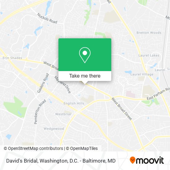 David's Bridal map