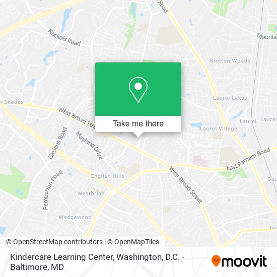 Kindercare Learning Center map
