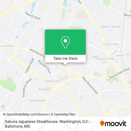 Sakura Japanese Steakhouse map