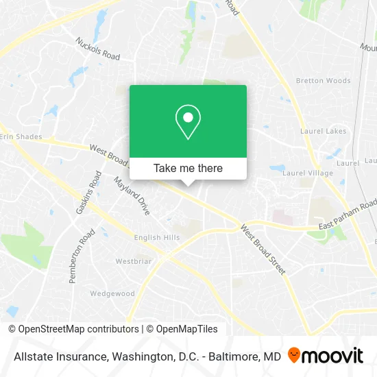 Allstate Insurance map