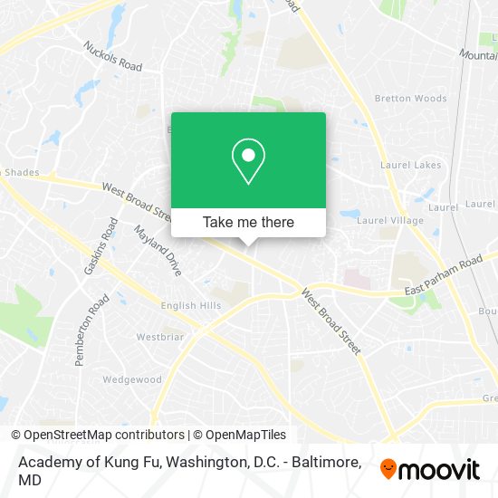Mapa de Academy of Kung Fu