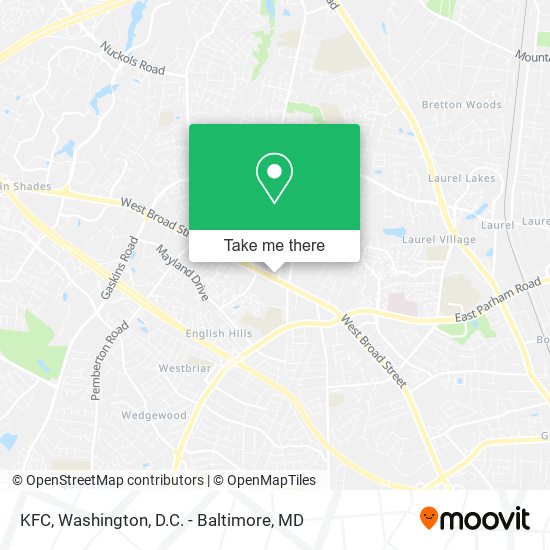Mapa de KFC