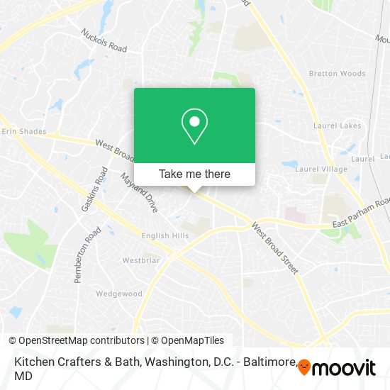 Kitchen Crafters & Bath map